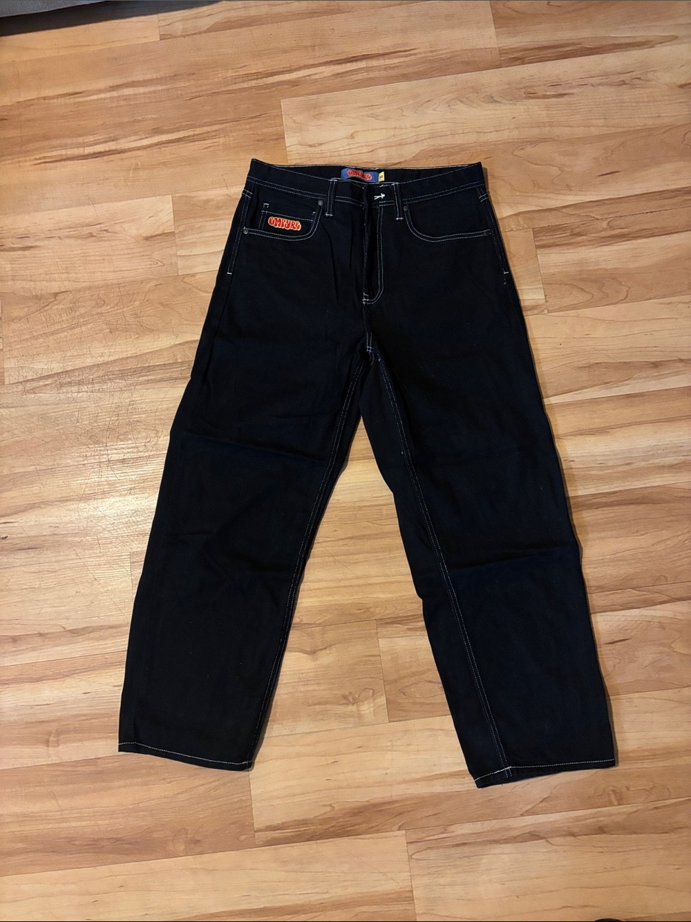 Empyre Men's Straight Black Jeans - Classic Straight Leg